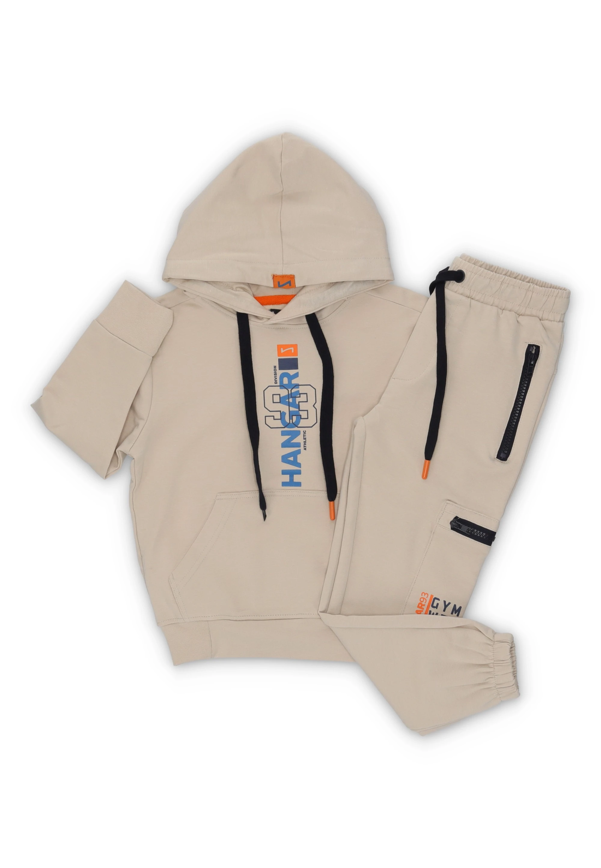 Tuta da bambino con logo centrale Hangar93